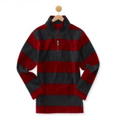 Valcano Red Stripe Top