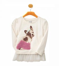 Tulle Tutu Ruffle Tee Top