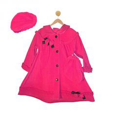 Girls Coat and Hat Set