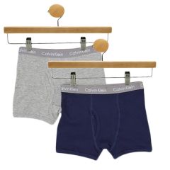 Gray & Navy Brief Set-Gray-Navy-M-12-14