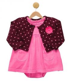 Jacket and Dress Bodysuit Set