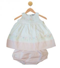 Embroidered Cotton Frock