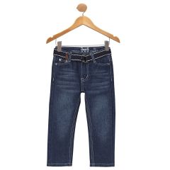 Dark Blue Square Pocket Maverick Jeans & Belt