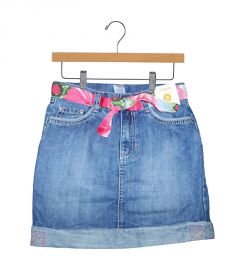 Bue Denim Skirt
