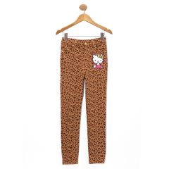 Brown Cheetah Hello Kitty Pants