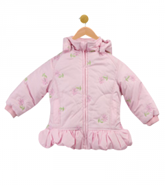 Infant Girl's Daisy Embroidered Jacket