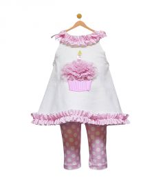 Toddler Girls Birthday Legging Set